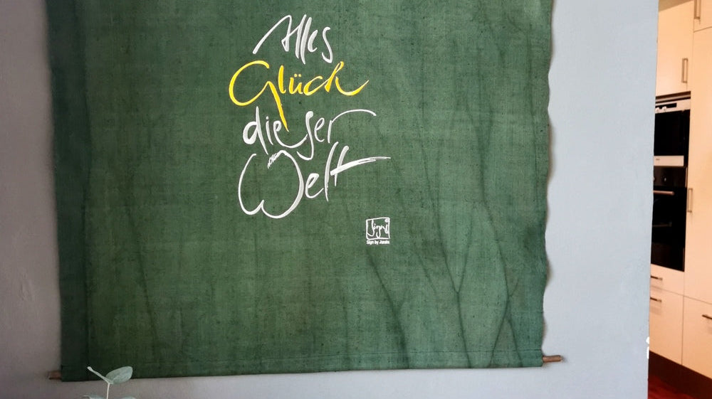 Geschenke in Grün – handgemachte Accessoires und Deko für die Wand online entdecken