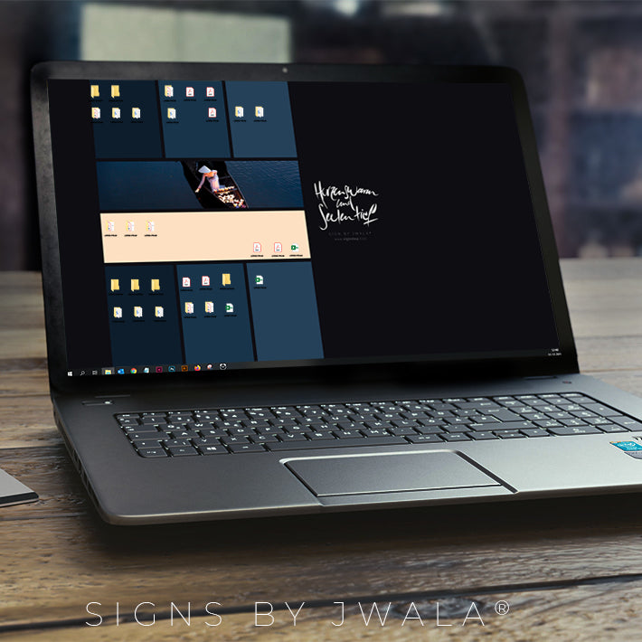 Desktophintergrund "Herzenswarm und Seelentief"