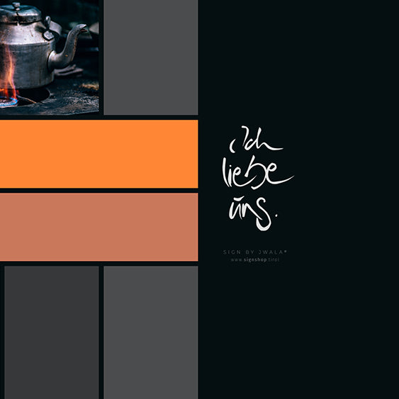 Desktophintergrund "Ich liebe uns"