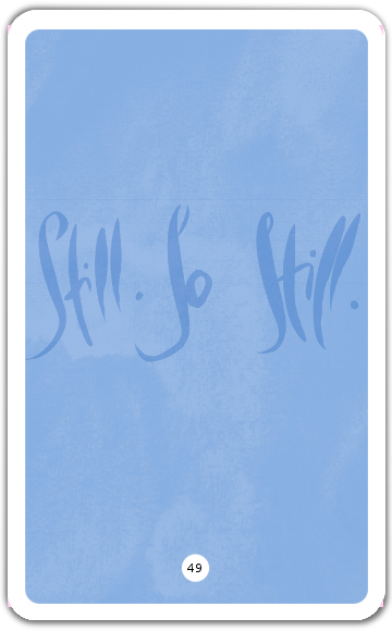 STILL. SO STILL.