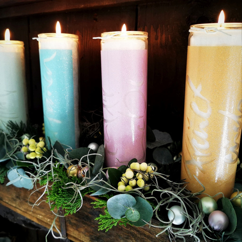 SignKerze "Freuet euch"