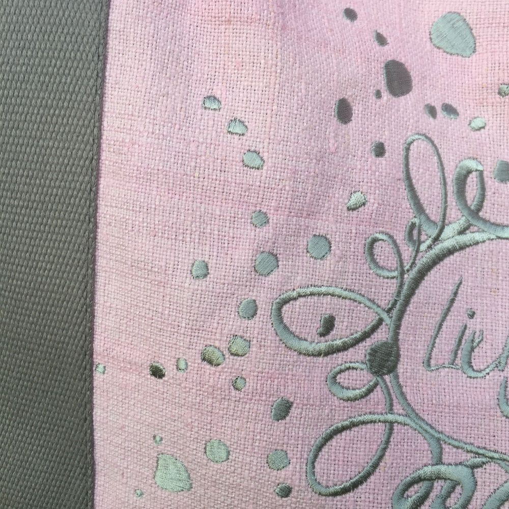 Shopper "Liebe Ornament" Rosa