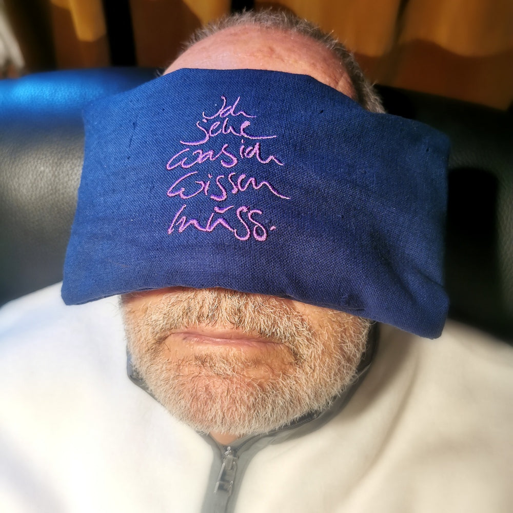 Dritte-Auge-Kissen mit Lapislazuli