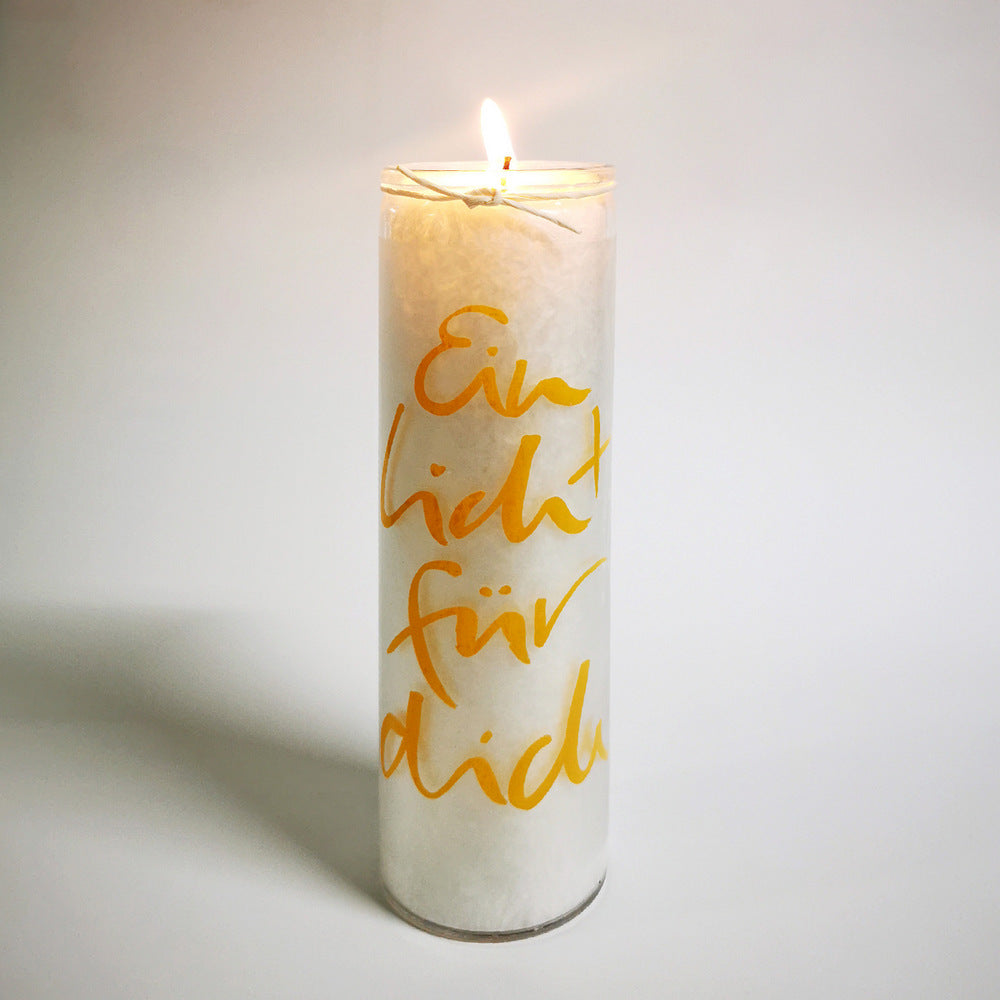 10 SignKerzen + 2 Kerzen gratis + 12 Karten gratis "Ein Licht für dich"