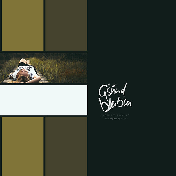 Desktophintergrund "G'sund bleiben"