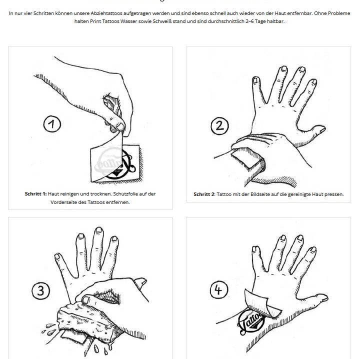 Hauttattoos Signs by Jwala®