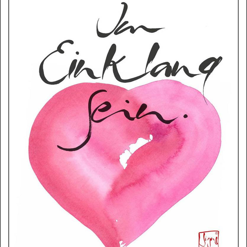 Poster "Im Einklang sein"