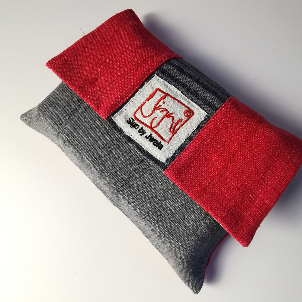 "Fingerzeige" SignKarten-Set "Rot/Grau" - Bauernleinen