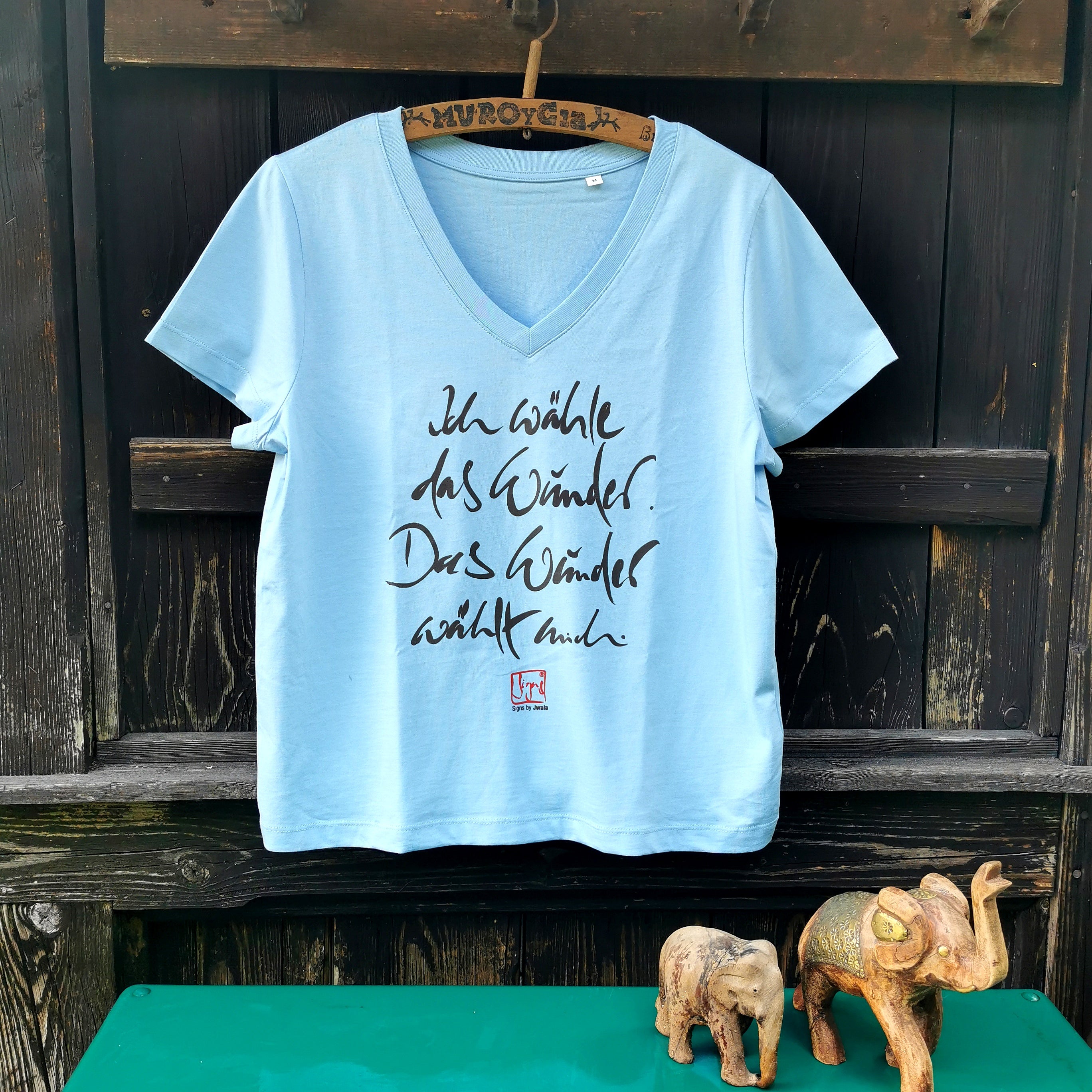Damen-T-Shirt "Ich wähle das Wunder..."