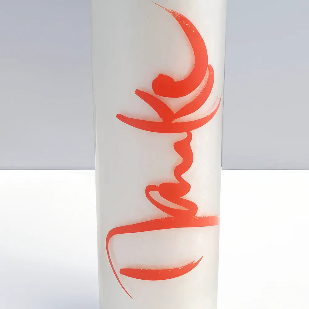 Designkerze „Danke“ – Sign by Jwala®, Limited Edition, Premium-Qualität, exklusive Kerze für Achtsamkeit, Entspannung, 100h Brenndauer, SignShop Tirol