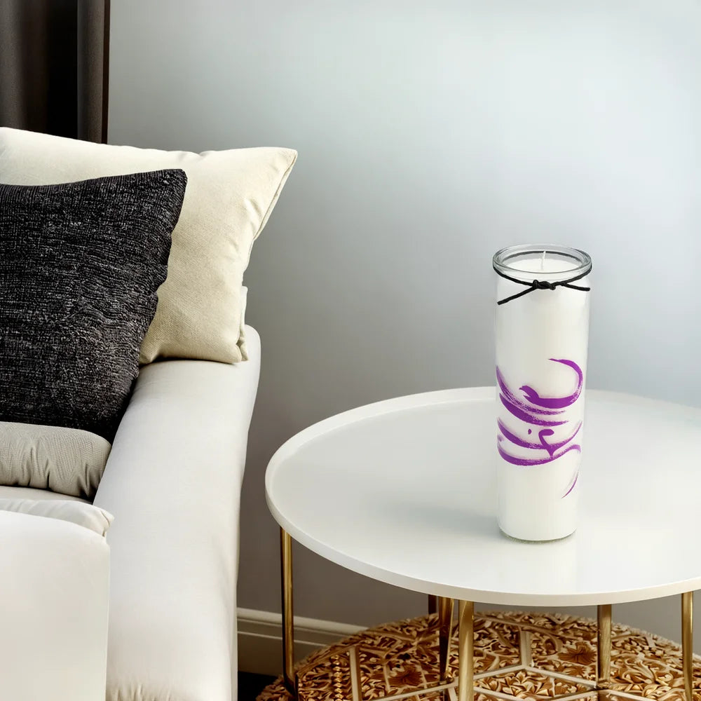 Exklusive SignKerze „Stille“ – nachhaltige Designkerze, Original von Sign by Jwala®, Limited Edition, liebevolle Botschaft, 100h Brenndauer, online kaufen