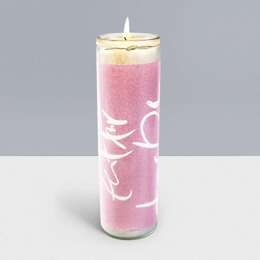 Handgemachte SignKerze „Zeit für Liebe“ – Original von Sign by Jwala®, limitiertes Einzelstück, nachhaltige Kerze für Inspiration, Meditation, 100h Brenndauer
