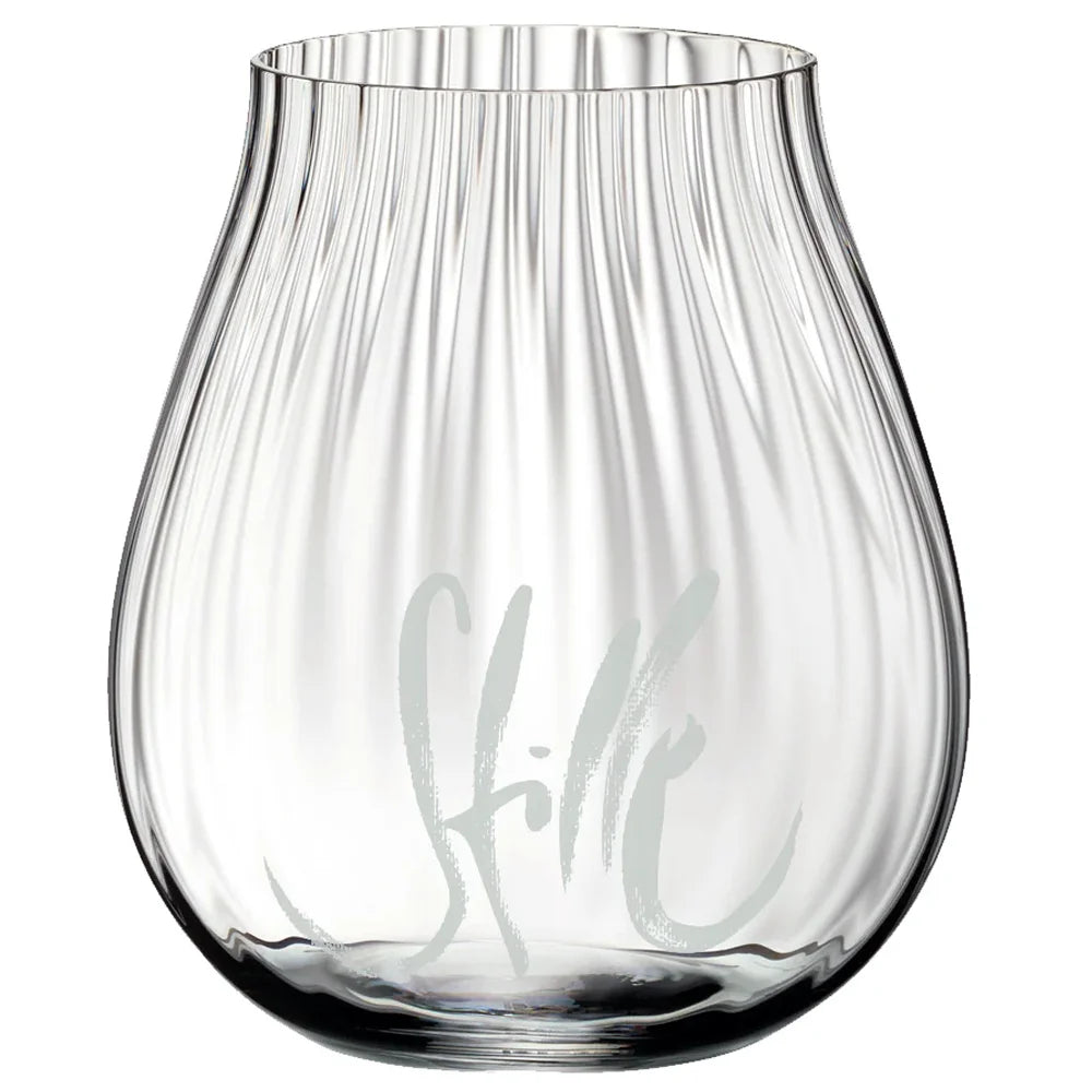 Design-Trinkgläser „Stille + Friede“ – stapelbare Wassergläser, Saftgläser & Aperitifgläser mit Botschaft
