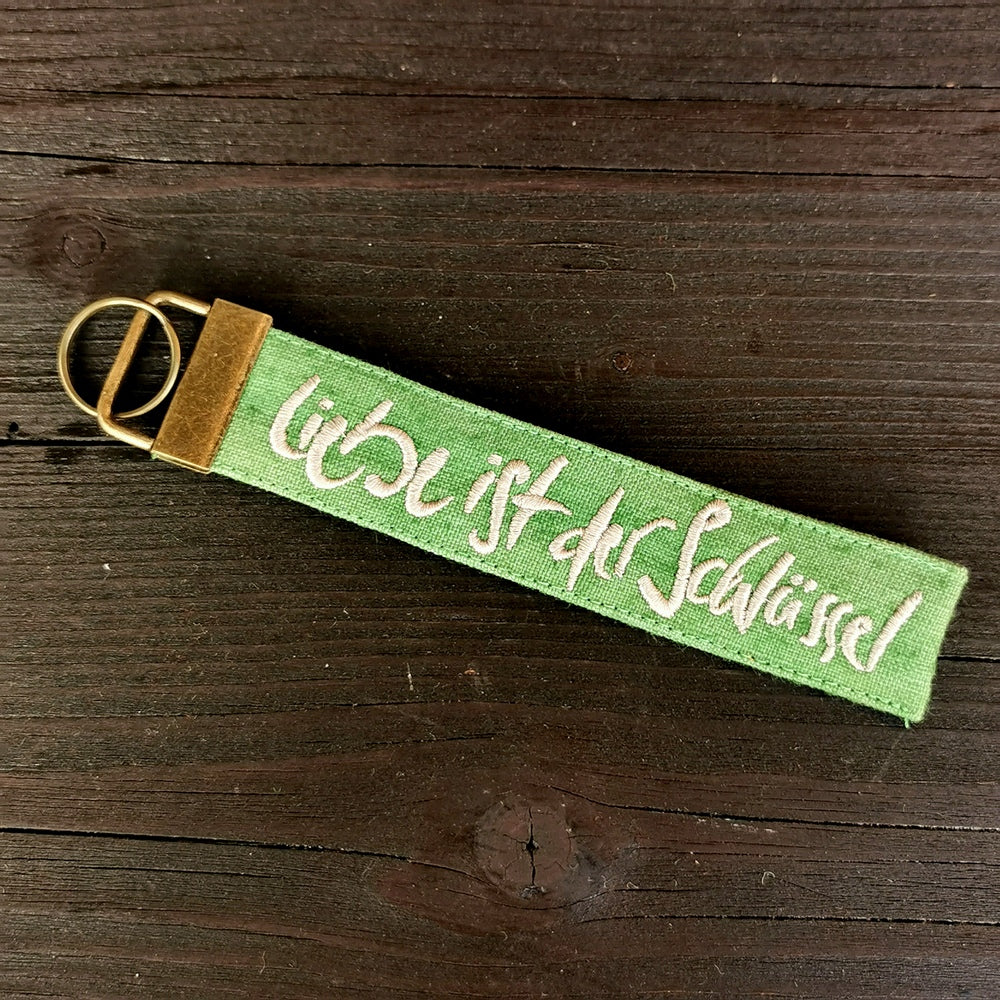 Schlüsselanhänger "Liebe ist der Schlüssel"