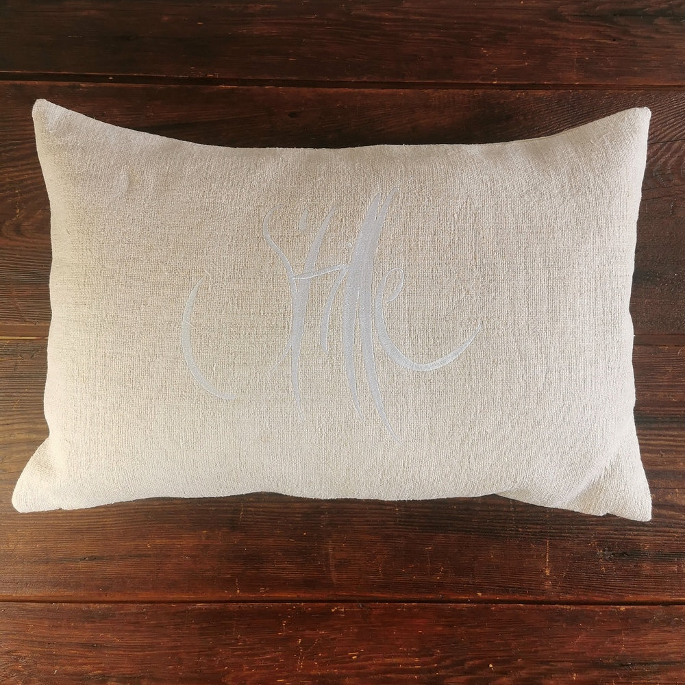 Kissenhülle Bauernleinen "Stille"