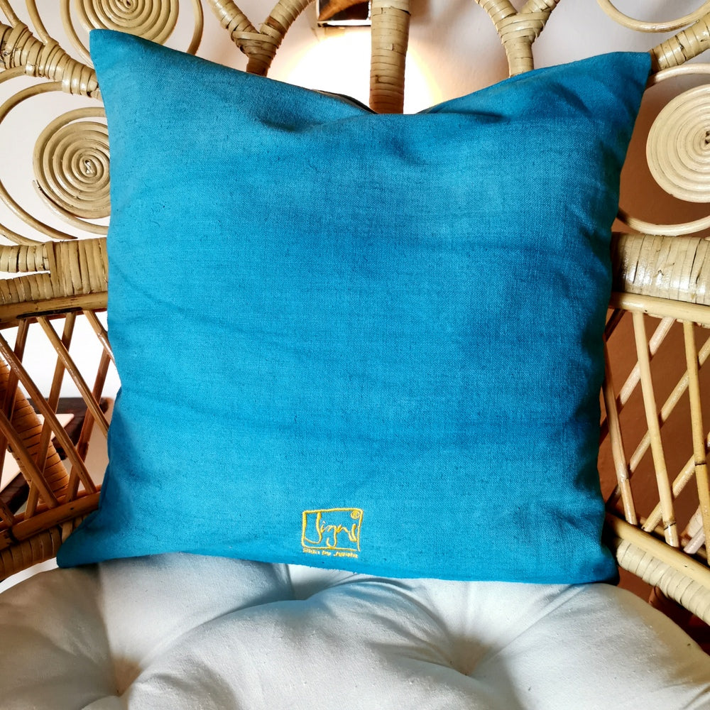 Kissenhülle Bauernleinen "Liebe/Ornament"