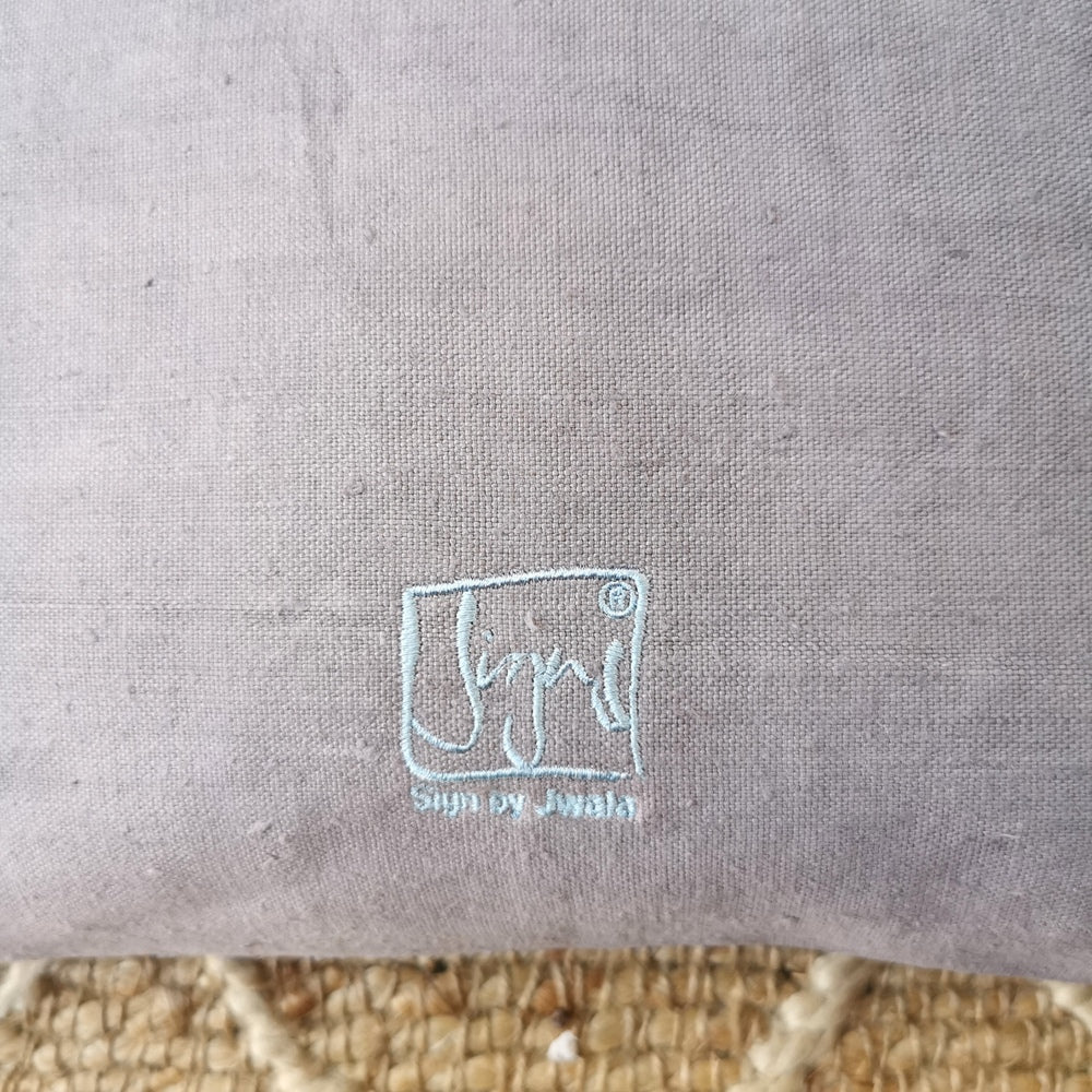 Kissenhülle Bauernleinen "Alles ist gut"