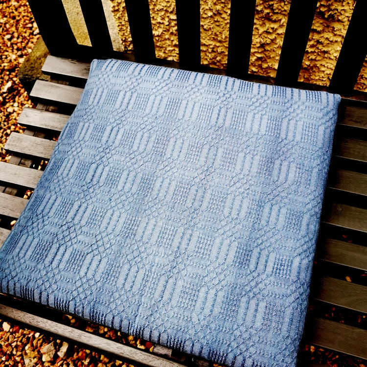 Bauernleinen-Flachkissen "Namasté"