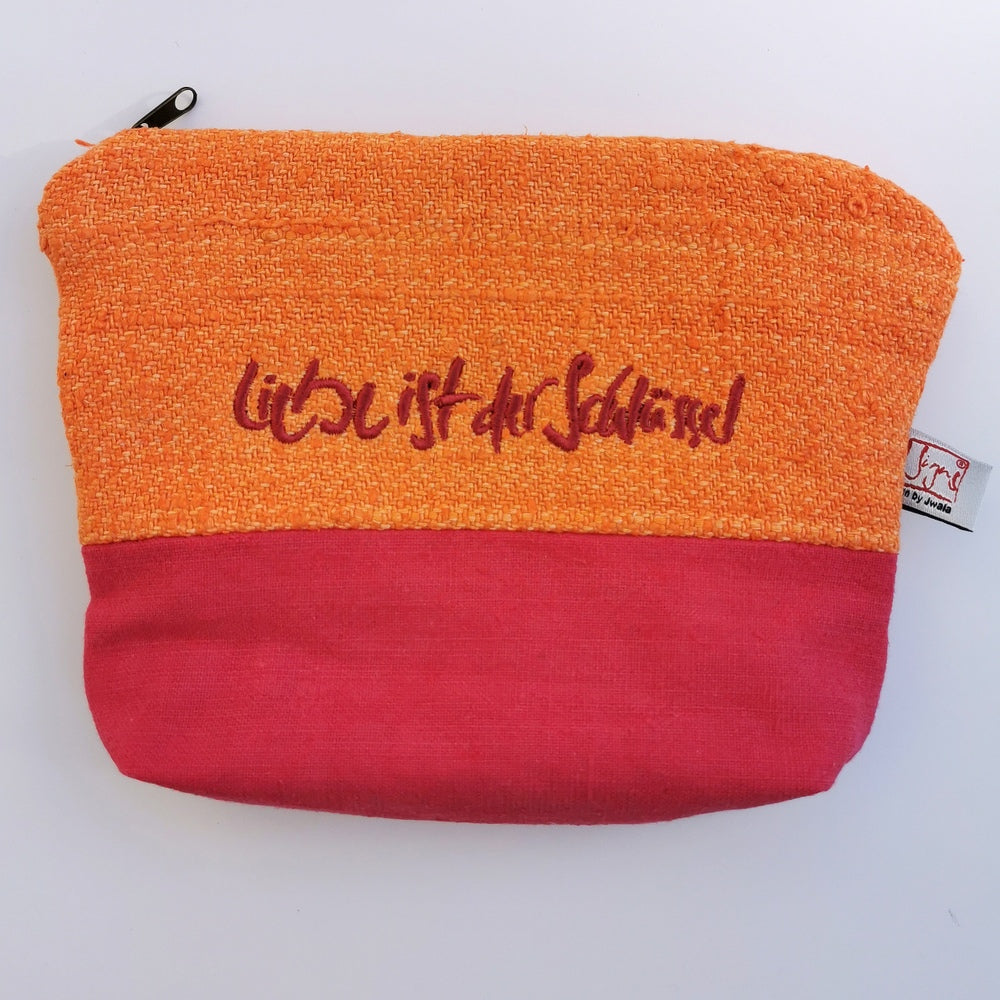 Kosmetiktasche "Liebe ist der Schlüssel"