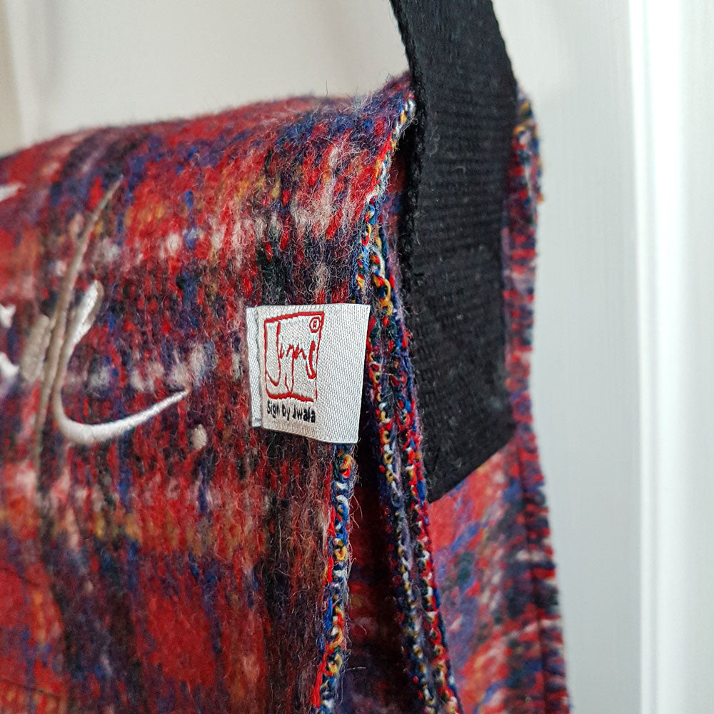 MiniBag "Freude" Karo Schwarz