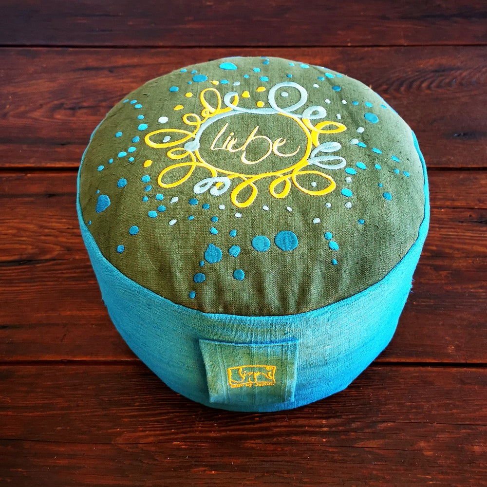 MediKissen Bauernleinen "Liebe/Ornament"