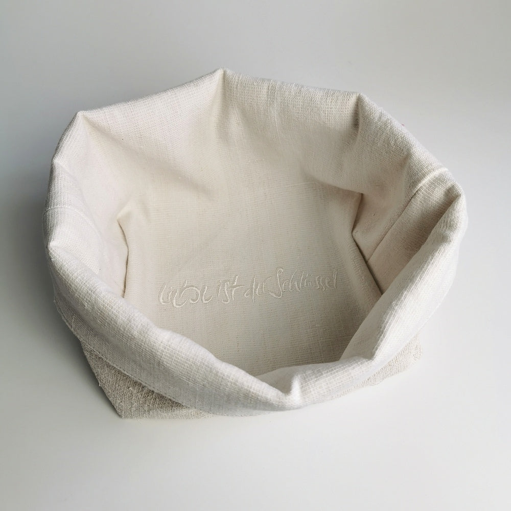 Brotkörbchen "Liebe ist der Schlüssel"