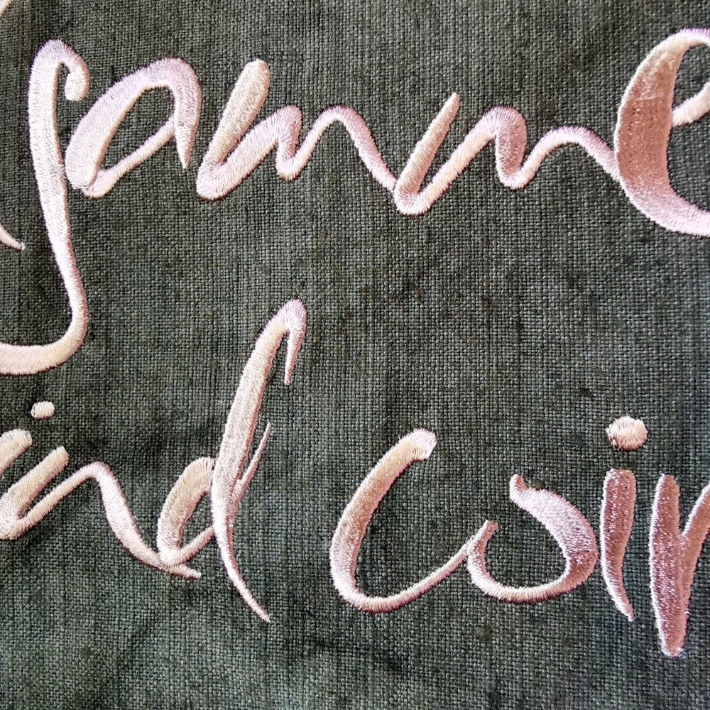 Haussegen "Zusammen sind wir genial"