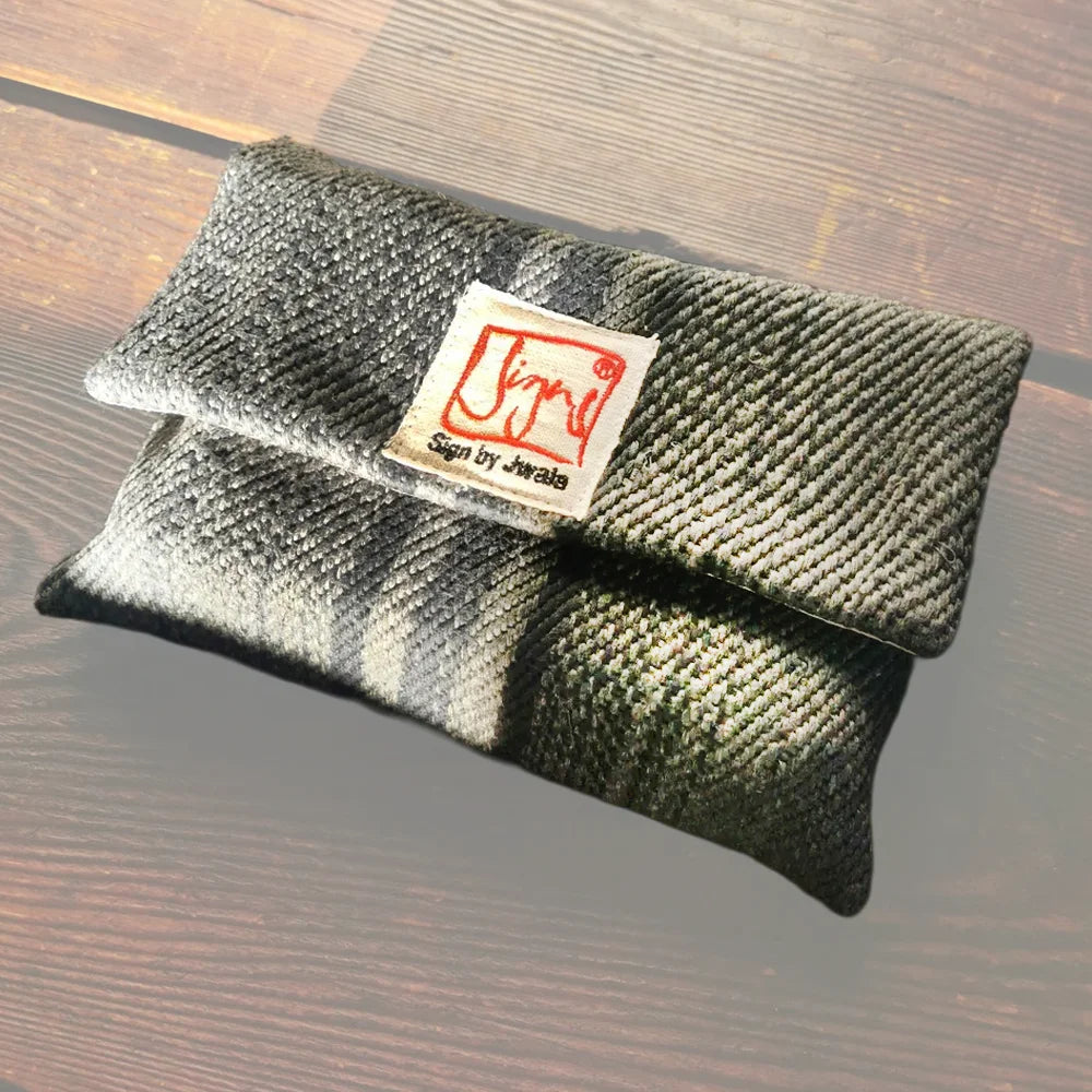 Premium SignKarten-Set „Fingerzeige“ Denim/weich – hochwertiges Bauernleinen Kartenset für Achtsamkeit & Spiritualität im SignShop.Tirol