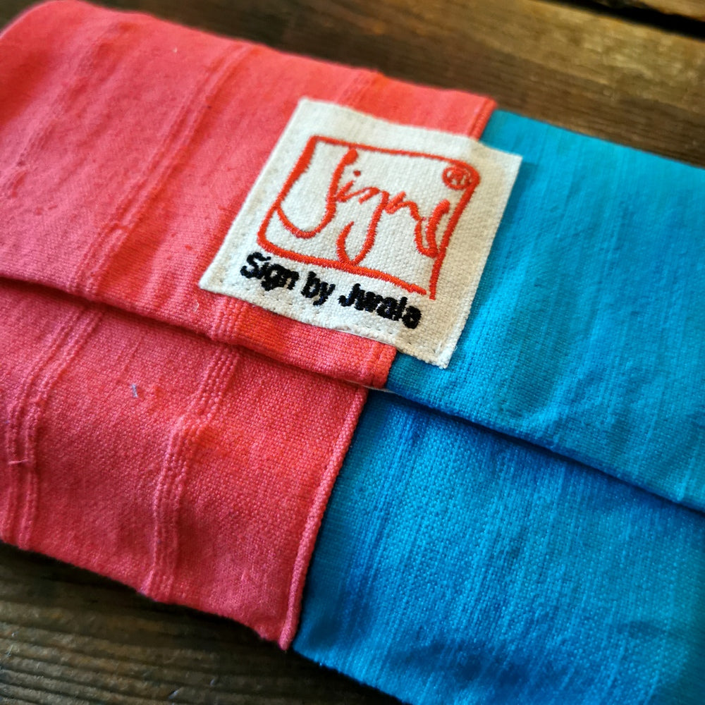 "Fingerzeige" SignKarten-Set "Türkis/Pink" - Bauernleinen