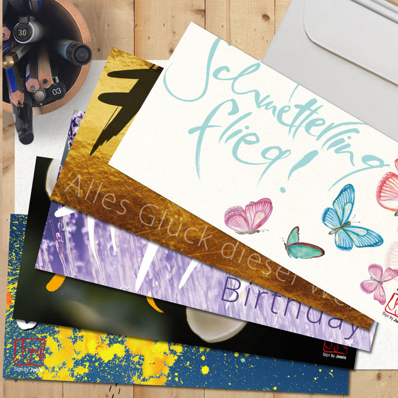 Klappkarten-Mischung 4