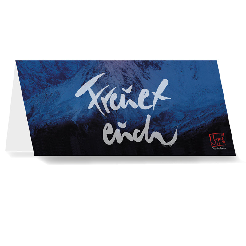 10 Klappkarten "Freuet euch"