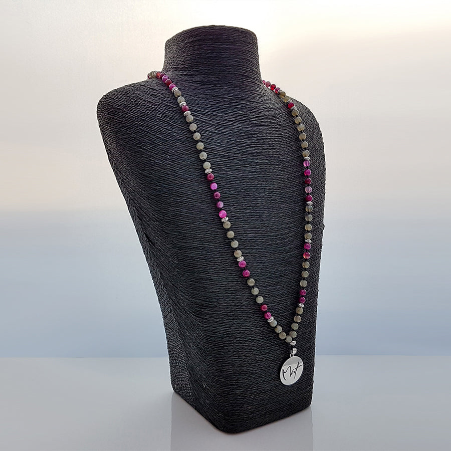 Edelstein Mala Labradorit und pinker Achat – Selbstliebe & innere Stärke jetzt auf SignShop Tirol kaufen