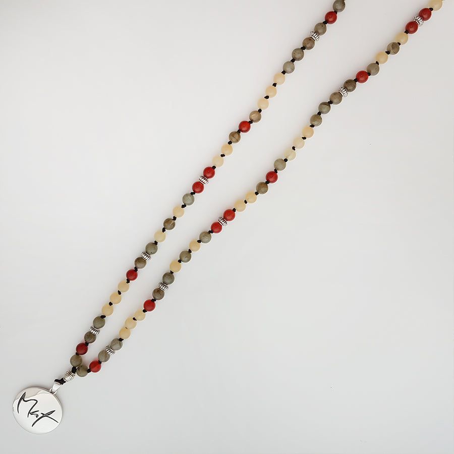 Mut-Mala (Achat Rot, Labradorit, Jade)