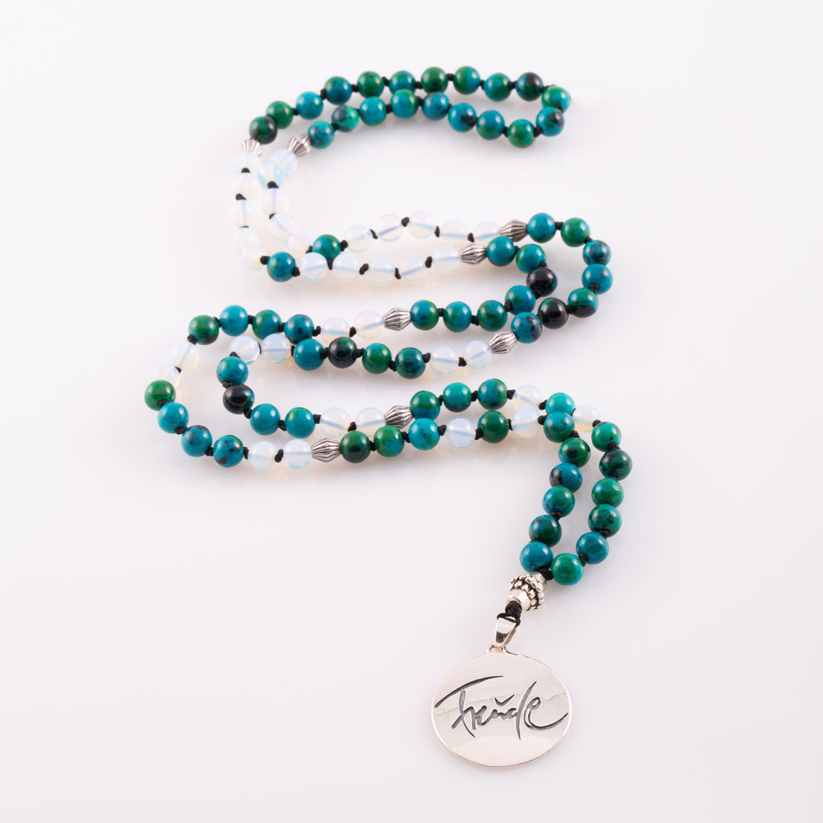 Freude-Mala (rekonstruierter Mondstein/Chrysokoll)