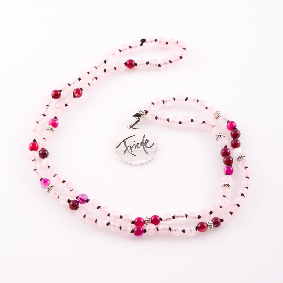 Friede-Mala (Rosenquarz/Achat rot)