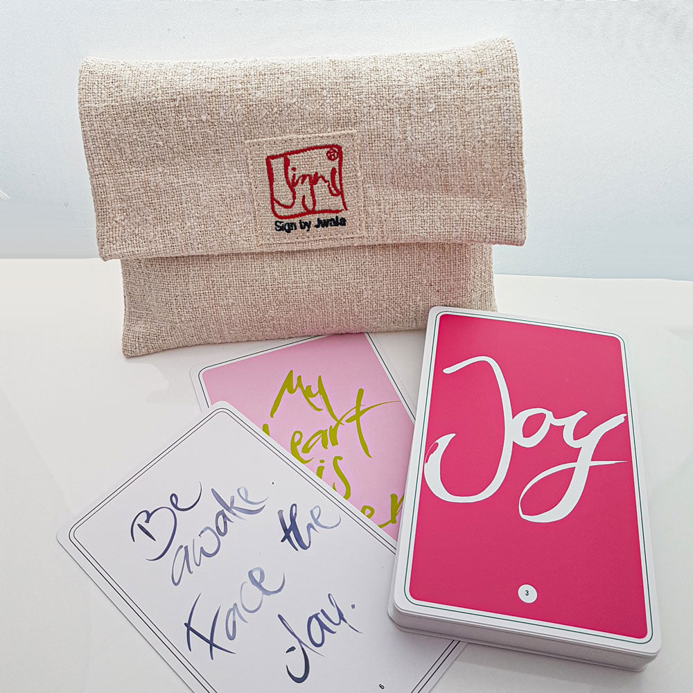 SignGuide - die "Fingerzeige" in English (Bauernleinentasche "Nature")