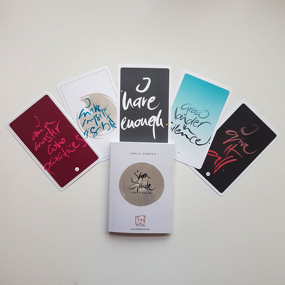 SignGuide - die "Fingerzeige" in English (Ohne Tasche)