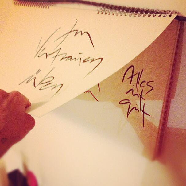 Sign-Mappe "anfangen"