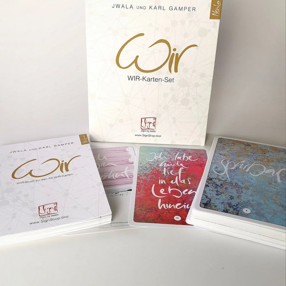 WIR Karten Set mit 54 Impulskarten und Buch „WIR“