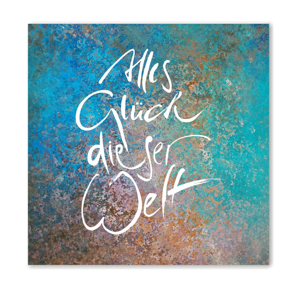 Leinwand Alles Glück dieser Welt – Individuelle Liebesgeschenke und Wandbilder für Paare mit WIR Karte – Jetzt im SignShop Tirol entdecken