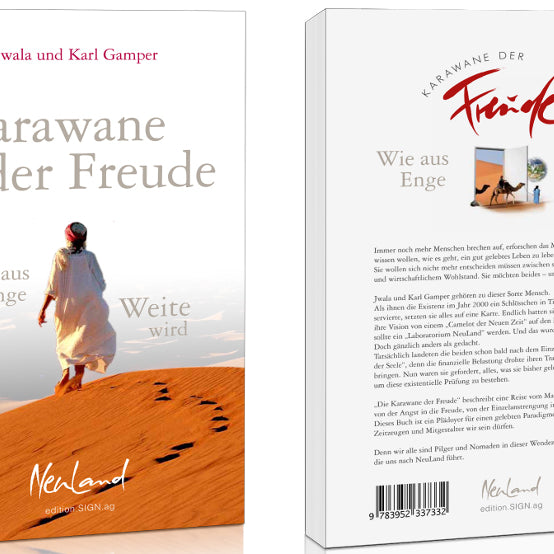 "Karawane der Freude" - Buch von Jwala und Karl Gamper