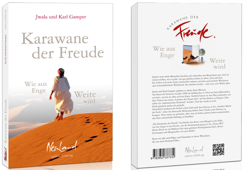 "Karawane der Freude" - Buch von Jwala und Karl Gamper