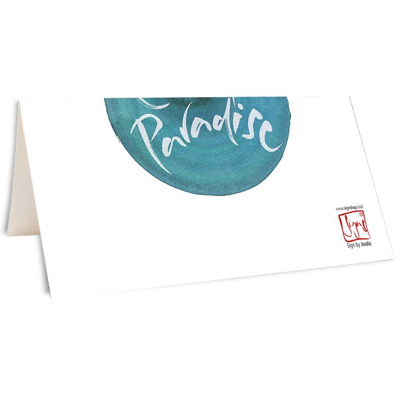 10 Klappkarten "Celebrate Paradise"