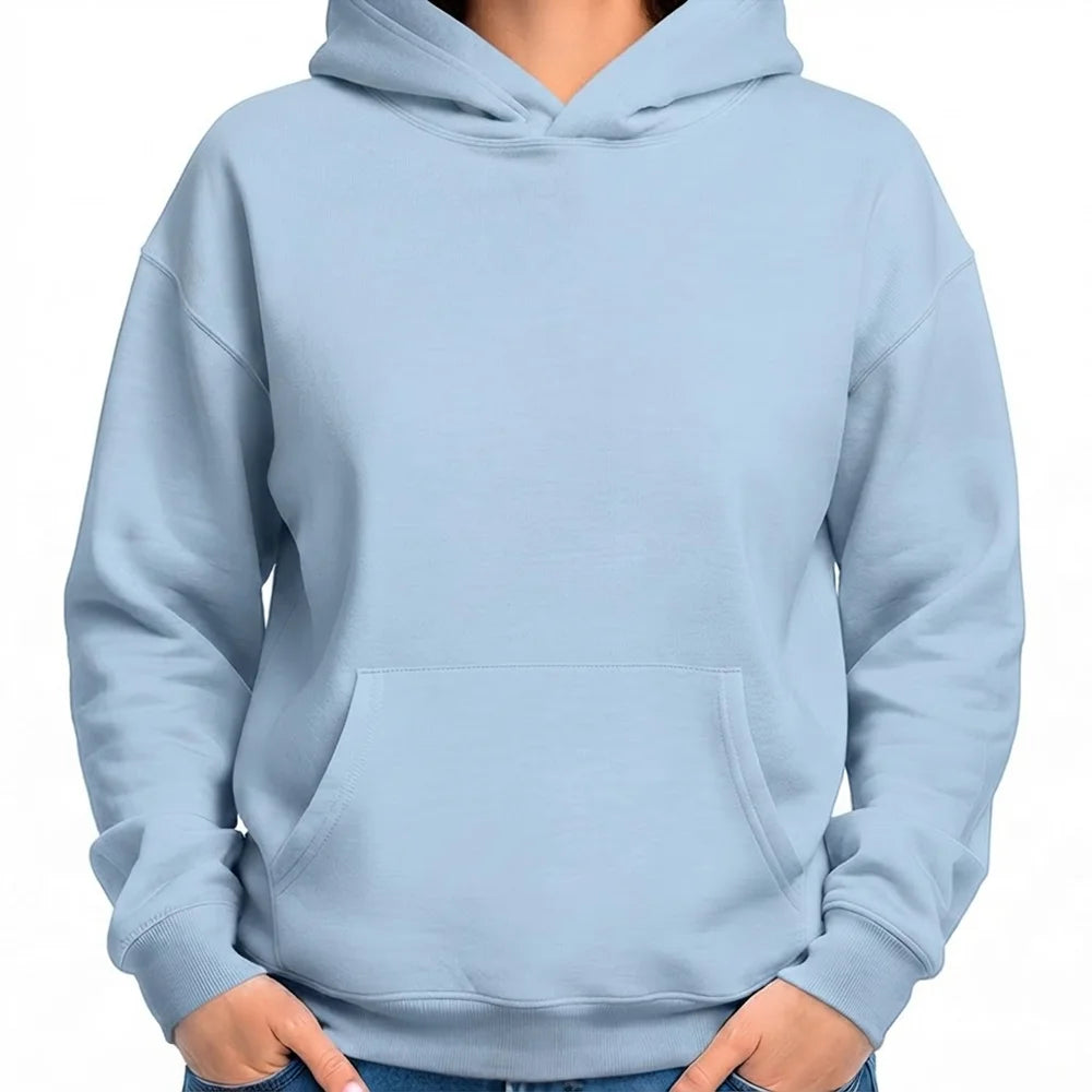Blue Soul Oversized-Hoodie ohne Sign, perfekt geeignet für ein individuelles Textil-Signing.