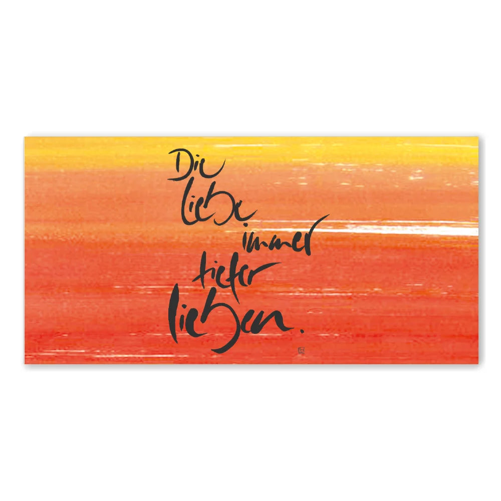 Leinwand Die Liebe immer tiefer lieben – Individuelle Liebesgeschenke und Energiebilder für Paare mit WIR Karte – Jetzt im SignShop Tirol entdecken