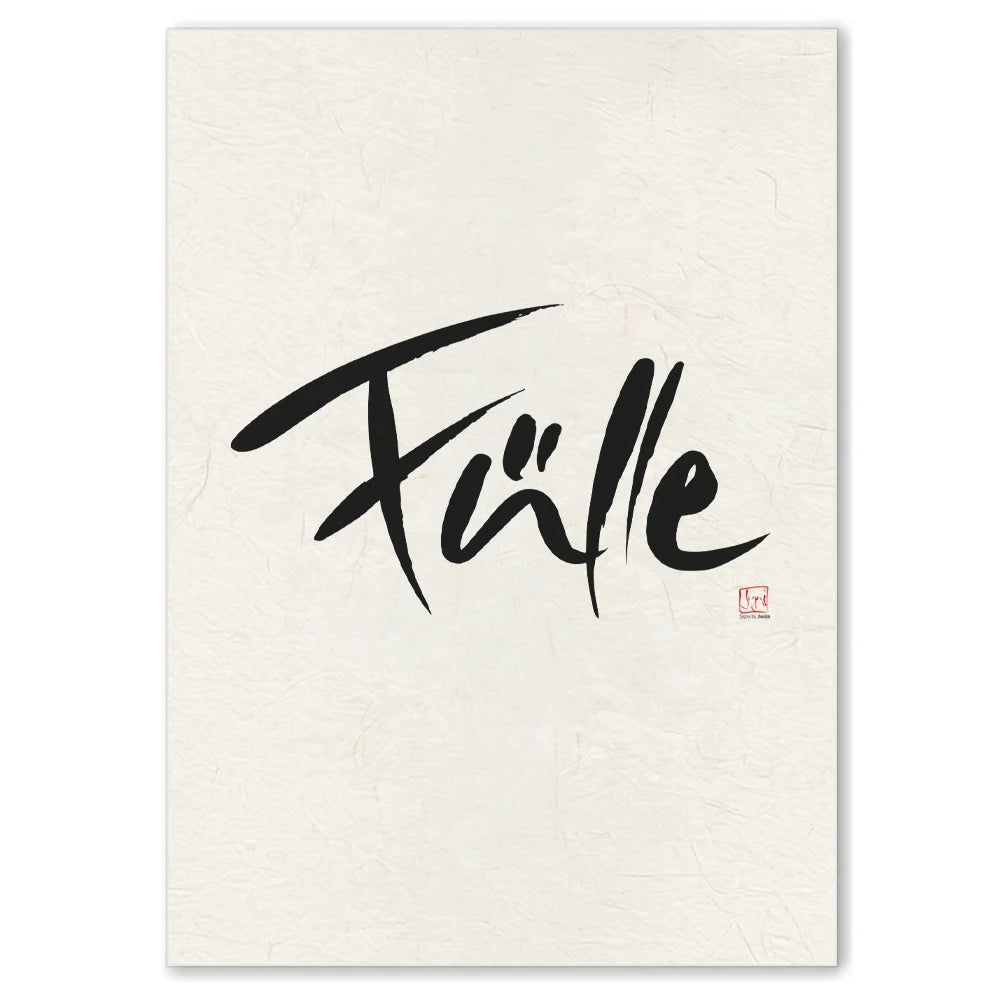 Luxus Leinwanddruck „Fülle“ – Sign by Jwala®, exklusive Deko, liebevoll gefertigt, Einzelstück aus Tirol