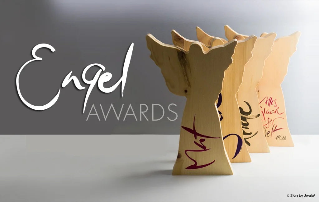 Engel Awards aus dem Onlineshop SignShop Tirol – Auszeichnungen mit inspirierenden Botschaften und Sprüchen als Zeichen der Wertschätzung