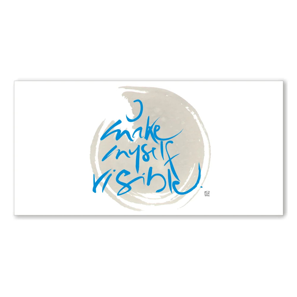 I make myself visible Leinwandbild – Hochwertige englische Wanddeko, spirituelle Kunst online kaufen | SignShop Tirol