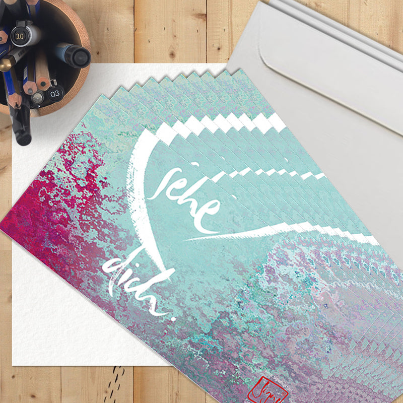 10 Klappkarten "Ich sehe dich"