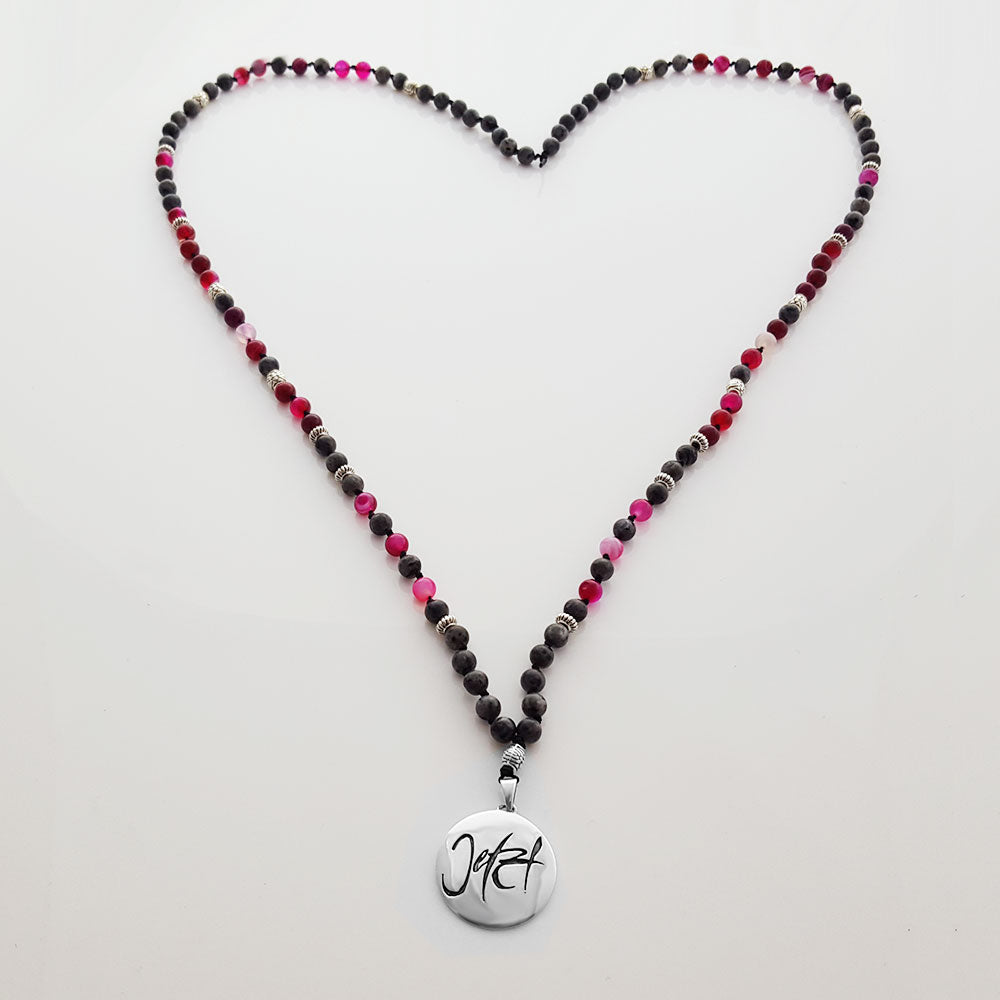 Mala „Jetzt“ mit Rotem Achat & Labradorit – Schutz, Erdung & Bewusstsein jetzt online kaufen